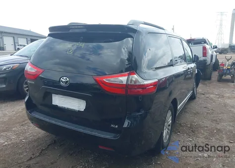 2017 Toyota Sienna Xle Premium 8 Passenger из США, поврежденный, VIN 5TDYZ3DC7HS890794